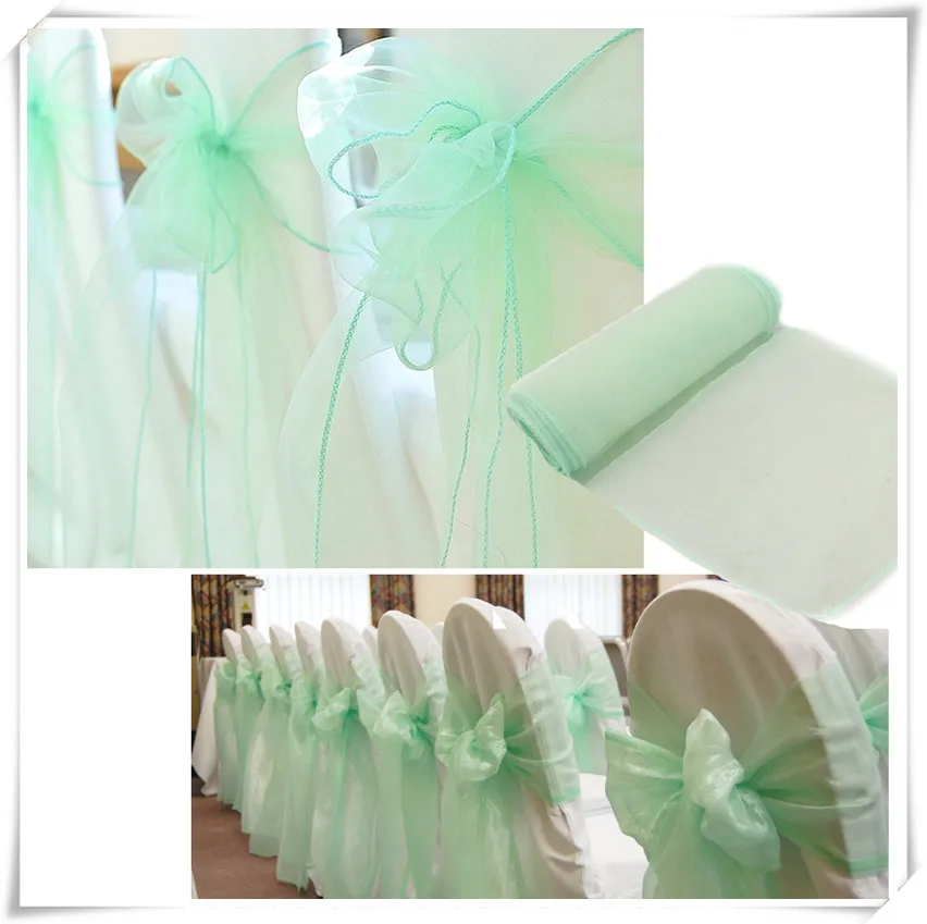 Hot selling fancy colorful chair cover sashes for wedding from China