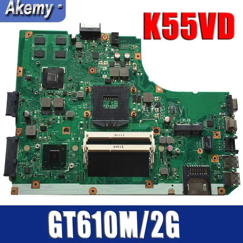 Amazoon K55VD Laptop Moederbord Voor Asus K55VD K55A A55VD F55VD K55V K55 Test Originele Moederbord Ondersteuning Voor I7 Cpu Amazoon K55VD Laptop Moederbord Voor Asus K55VD K55A A55VD F55VD K55V K55 Test Originele Moederbord Ondersteuning Voor I7 Cpu