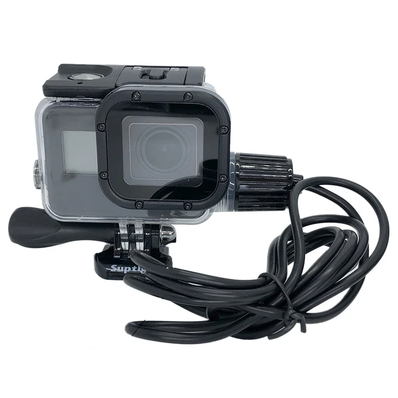 Waterproof Charging Housing Case For Gopro Hero 5 6 Black Diving