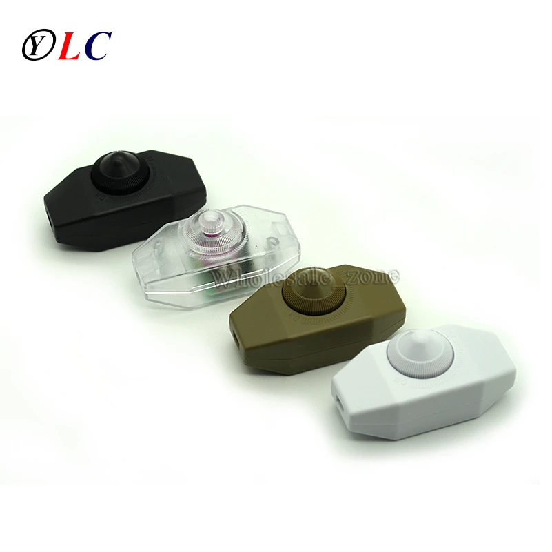 904 AC 220V - 240V 2A Manual Knob Floor Table Lamp In Line 0 - 300W Dimmer Switch Home Use Adjustable Controller Knob Switch