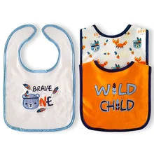 Милые детские нагрудники с рисунком из мультфильма для малышей, Детские Водонепроницаемые Слюнявчики, Хлопковое полотенце для детей 0-6 месяцев, одежда для кормления