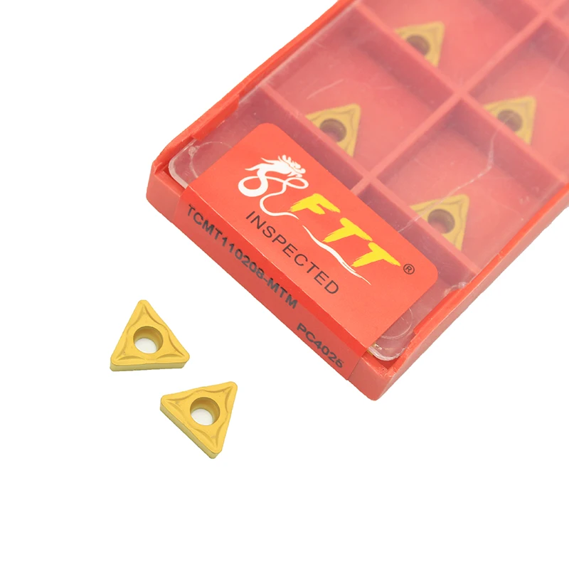 

TCMT110208 MTM PC4025 Internal Turning Tools Carbide insert Lathe cutter Tool turning insert For processing steel parts