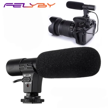 

FELYBY MIC-01 Professional DSLR Condenser Microphone Interview Video Recording Mic Camera Video Recording Filmmaking Microphone