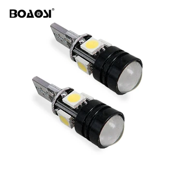 

BOAOSI 10x W5W 5050SMD 168 194 T10 LED Bulbs Car Interior Dome Map Door Courtesy License Plate Lights 12V