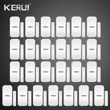 25 шт. Kerui домашняя сигнализация Беспроводная Дверь Окно магнитный детектор датчик зазора для GSM Wifi домашняя система охранной сигнализации Сенсорная клавиатура