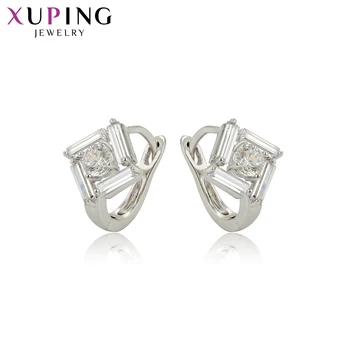 

Xuping Fashion Jewelry Exquisite Rhodium Color Plated Earrings with Synthetic Cubic Zirconia for Women S49.5-97384