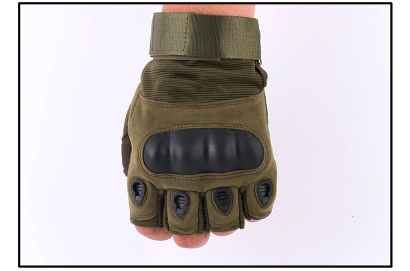 Half Finger Work Tactical Gloves Army Shooting Airsoft Bicycle Motorcross Cycling MTB GEL Combat Knuckle Protective Gloves