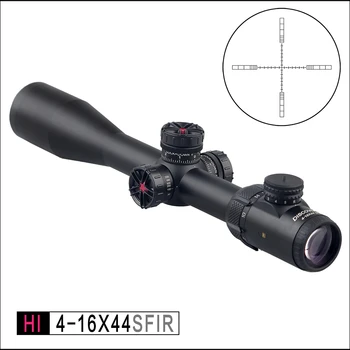 

Discovery optics HI 4-16X44SFIR Scopes R&G Illuminated Reticle Or Bubble Level Side Parallax Turrets Lockable Riflescopes