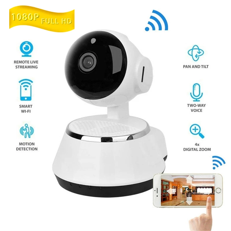 Wireless WIFI HD 1080P Pan Tilt Security IP Camera LED Night Vision Home Webcam
