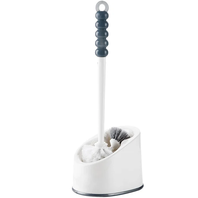 Toilet Brush Set Soft Bristle Lavatory Brushes With Holder Bathroom