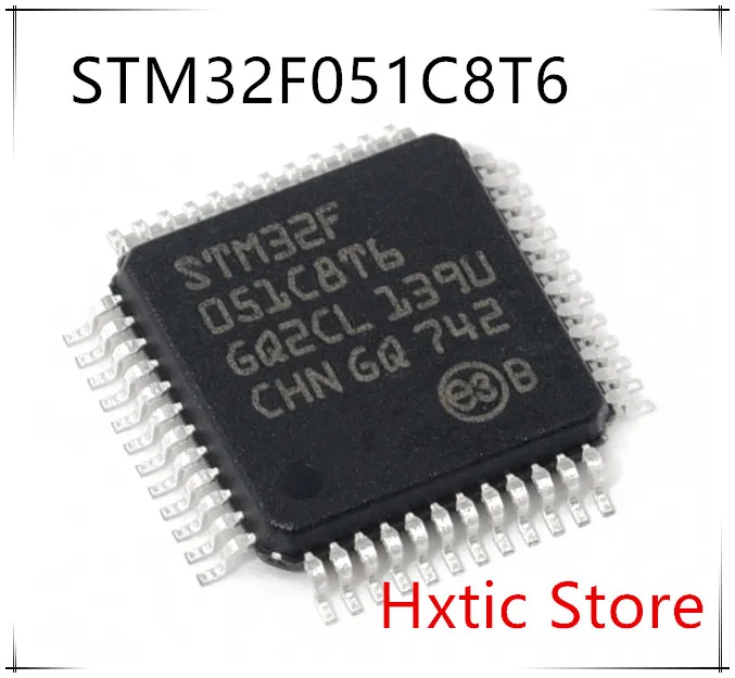 Free Shipping NEW 10PCS LOT STM32F051C8T6 STM32F 051C8T6 STM32F051 32F051 QFP48 IC