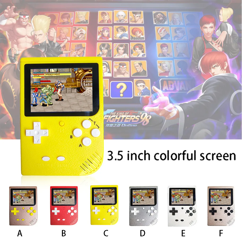 

2000 In 1 Retro Mini Handheld Game Console Color LCD Kids Color Game Player SUP Built-in 5 Large Simulator For GBA Arcade FC