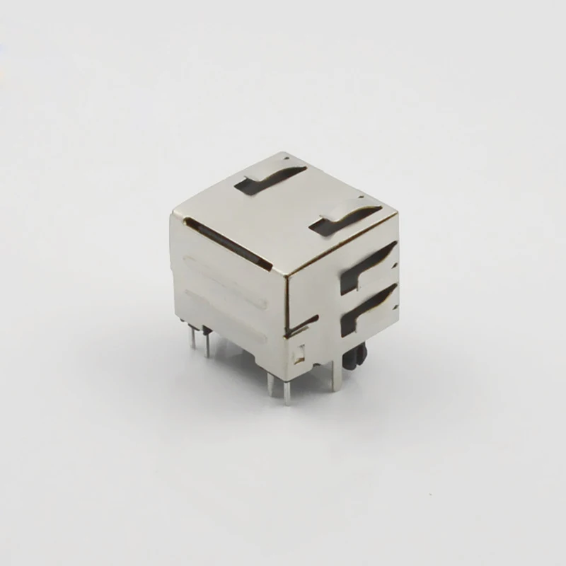 Сетевой разъем RJ45 10 шт. адаптер сетевого интерфейса 56-8P8C со светодиодным желтым и