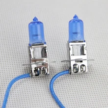 2x H3 PK22s12V 55 Вт 6500 к Вождение галогеновые лампы для фар Plug& Play 55 Вт высокой мощности H3 автомобиля головной свет лампы для авто мотоцикла