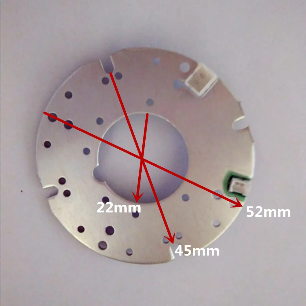 F-6-336 IR LED LIGHT BOARD BACK size