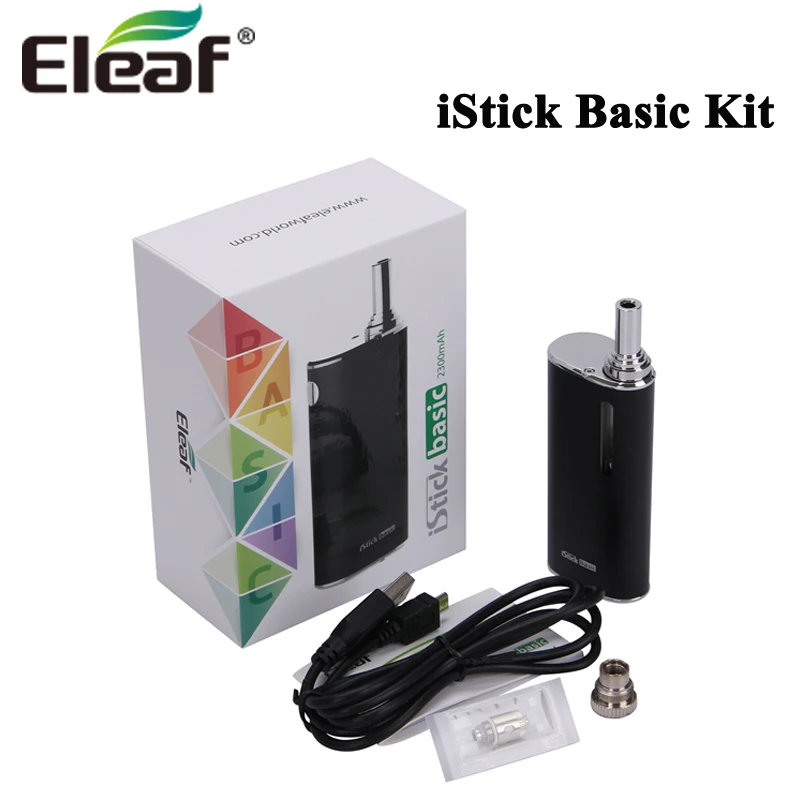 

Original Eleaf iStick Basic kit 2300mAh Battery with GS Air 2 Atomizer 2ml E Cigarette Box Mod Vape E Hookah Vaporizer