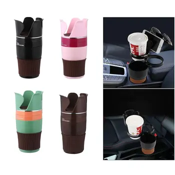 

Multi Function Car Phone Holder Drink Cup Holder Storage Box Auto Sunglasses Holder Car Organizer for Coins Keys Phone Stand
