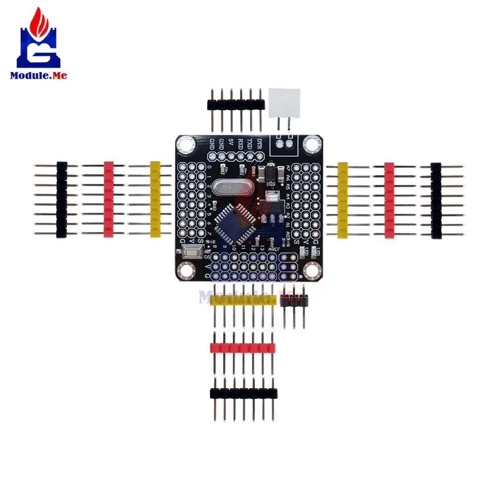 DM сильная серия Atmega328 модуль контроллера Pro Mini 5 в 16 МГц плата 5 В для Arduino Atmega328p микроконтроллер Diy Kit I/O контакты