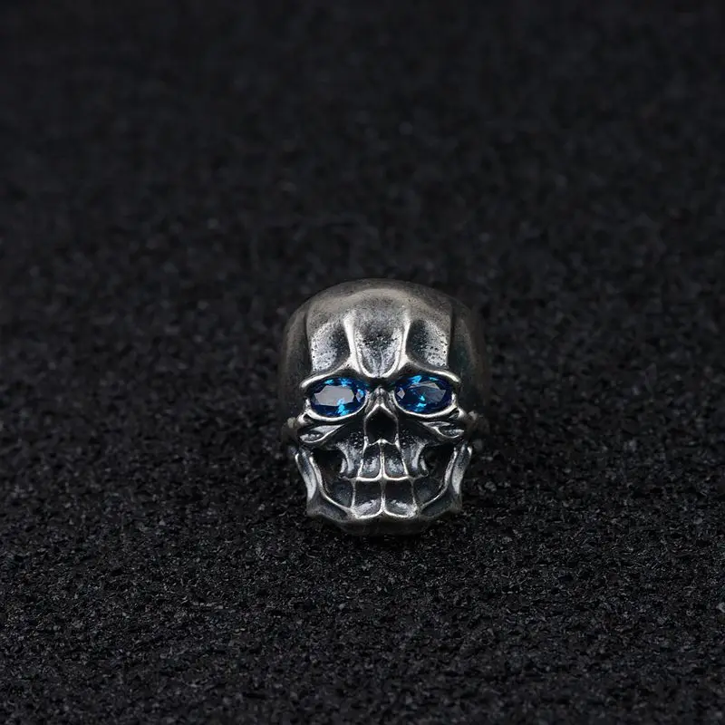 

2019 Men Party New Anel Feminino And Thai Resto Ancient Ways Process Ring Opening Skull Shape Male Money Wholesale Jewelry