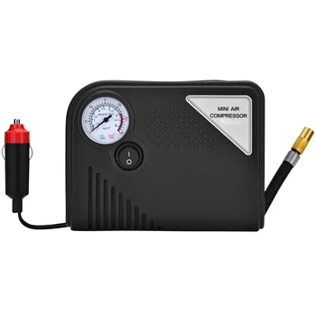 

Portable Tire Inflator Mini 150 PSI 12V DC Car Electric Auto Air Compressor Pump for Vehicles Trucks Bicycles Basketballs