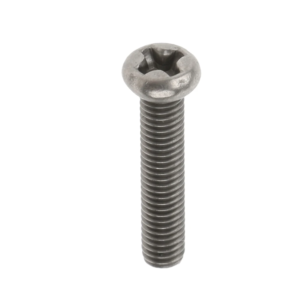 10 Pcs M3 Pan Head GR1 Titanium Machine Screws Phillips Drive