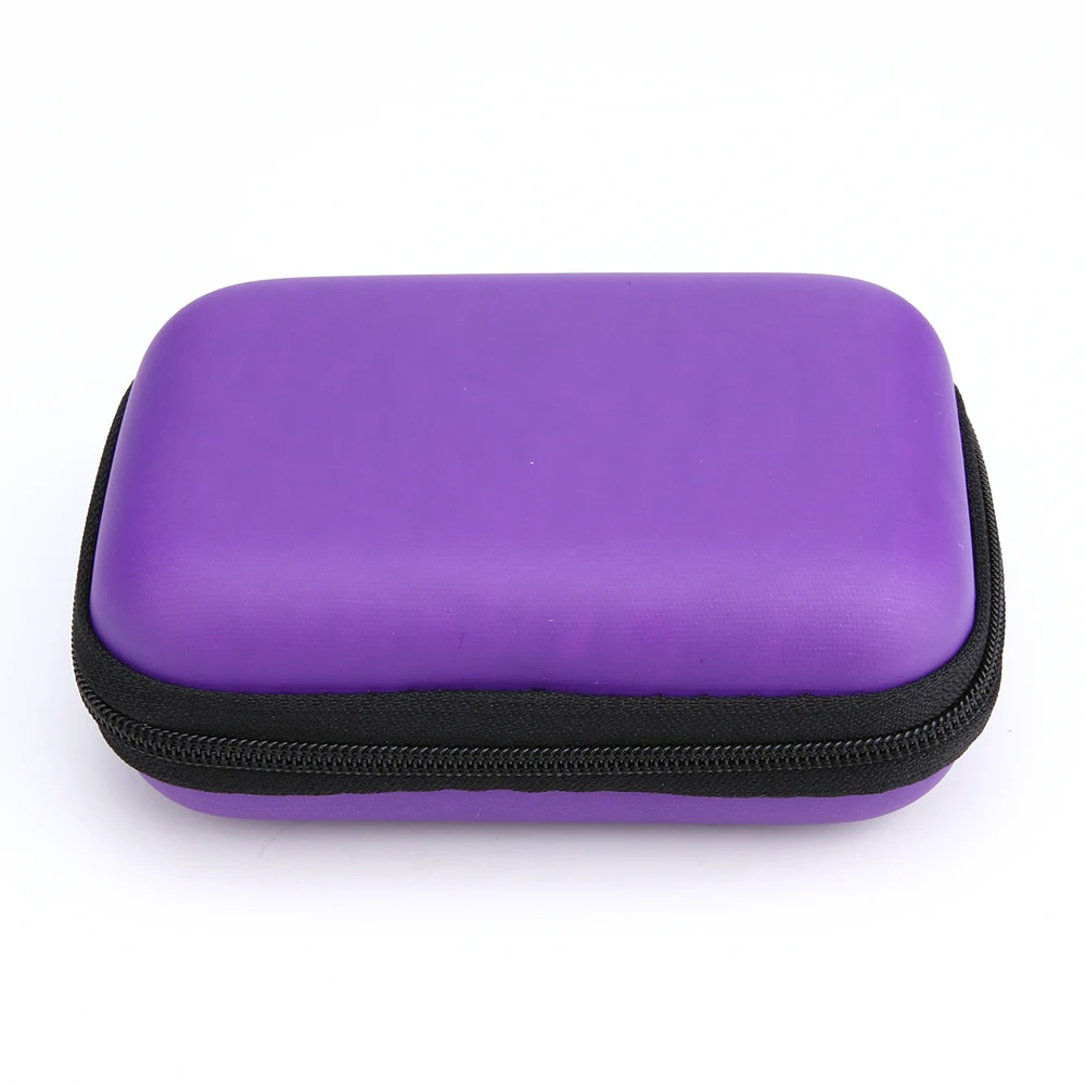 

Earphone Wire Storage Box Zipper Protective Data Line Cables Storage Container Organizer Case Headphones Charger SD Card Box New