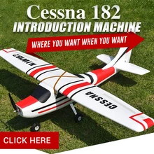 Cessna HJW182 1200 мм размах крыльев EPO тренер для начинающих RC самолет комплект для RC моделей игрушки дистанционного управления