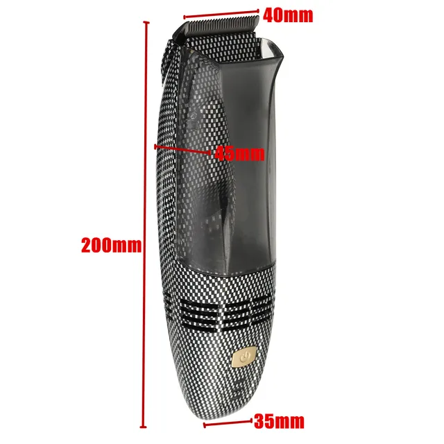 Electric Hair Clipper USB Rechargeable Automatic Hair Suction Washable