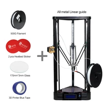 BIQU-Коссель DIY 3D Коссель Все Металлические Принтера Шкив Направляющей Большой Размер Печати Коссель Дельта 3D Комплект Принтера полный Самостоятельной сборки