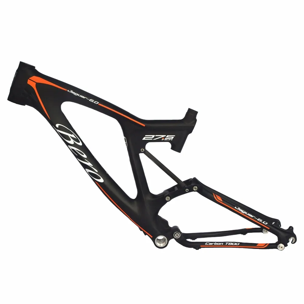 Perfect BEIOU Downhill Dual Suspension 3K Carbon Mountain Bike Frame DW-LINK 27.5-Inch Matte Black Unibody MTB FMB022A18Y 1