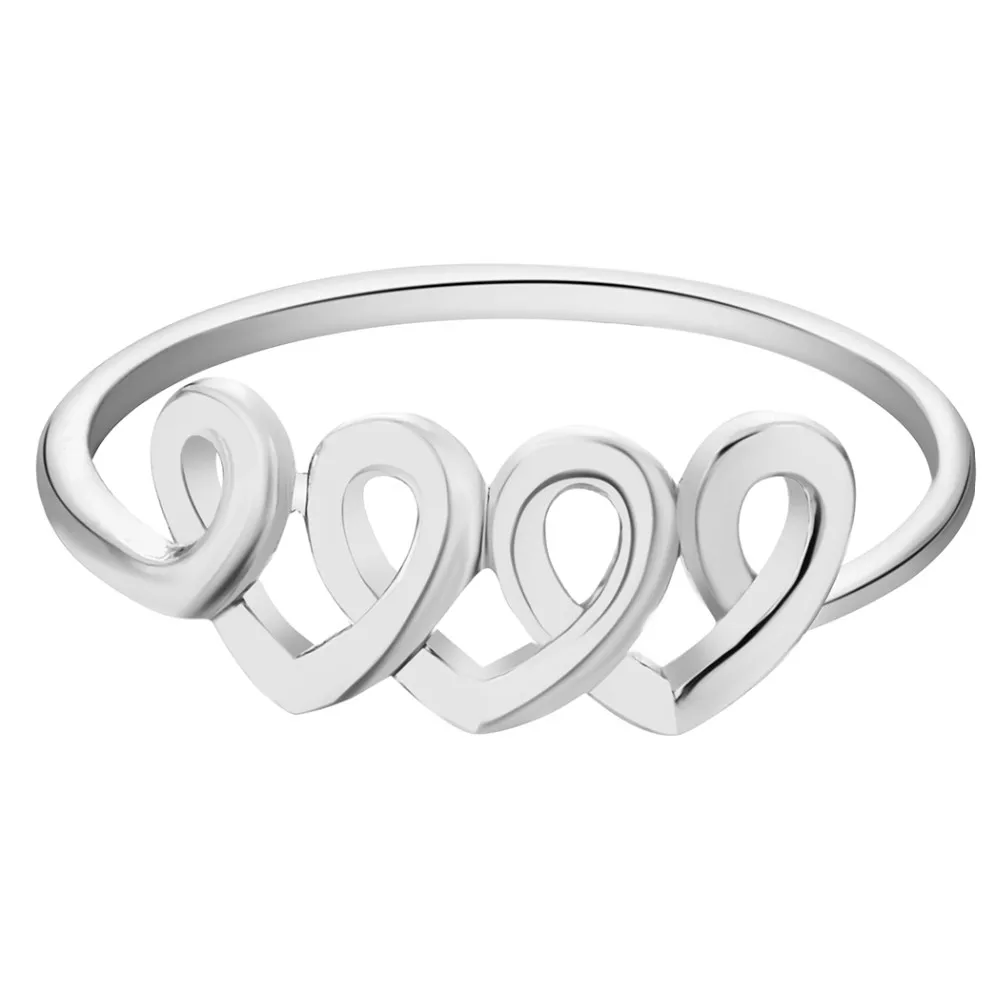 Кольцо QIAMNI 3 Sister 10 шт./Лот оптовая продажа ювелирных изделий кольца для лучшего