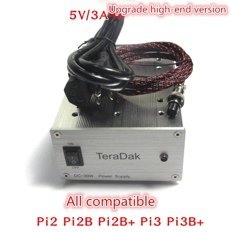 TeraDak Raspberry A//A+//B//B+//3 Generation Raspberry Pi3 Linear Power Supply 5V