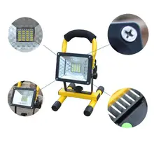 IP65 24 LED Recharging Portable Emergency Light Outdoor Waterproof Flood Construction Site Flood Lights Hight-Brightnes