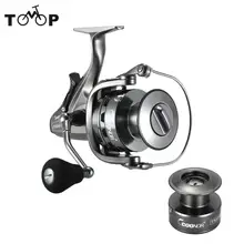 COONOR TS12-60FR спиннинговая катушка для ловли карпа 4,3: 1/6. 3: 1Two-Speed Передаточное отношение 10+ 1BB Drag спереди и сзади Drag Pesca carretilha