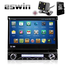 Car Electronic 1 din Car DVD Player GPS Navigation 7 inch 1 din Universal Car Radio In Dash Stereo Video Free Rear View Camera