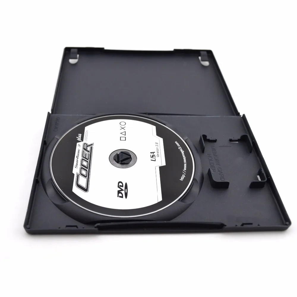 

10pcs CD DVD Disc Plastic Case Capacity Disc CD Storage Box for PS2