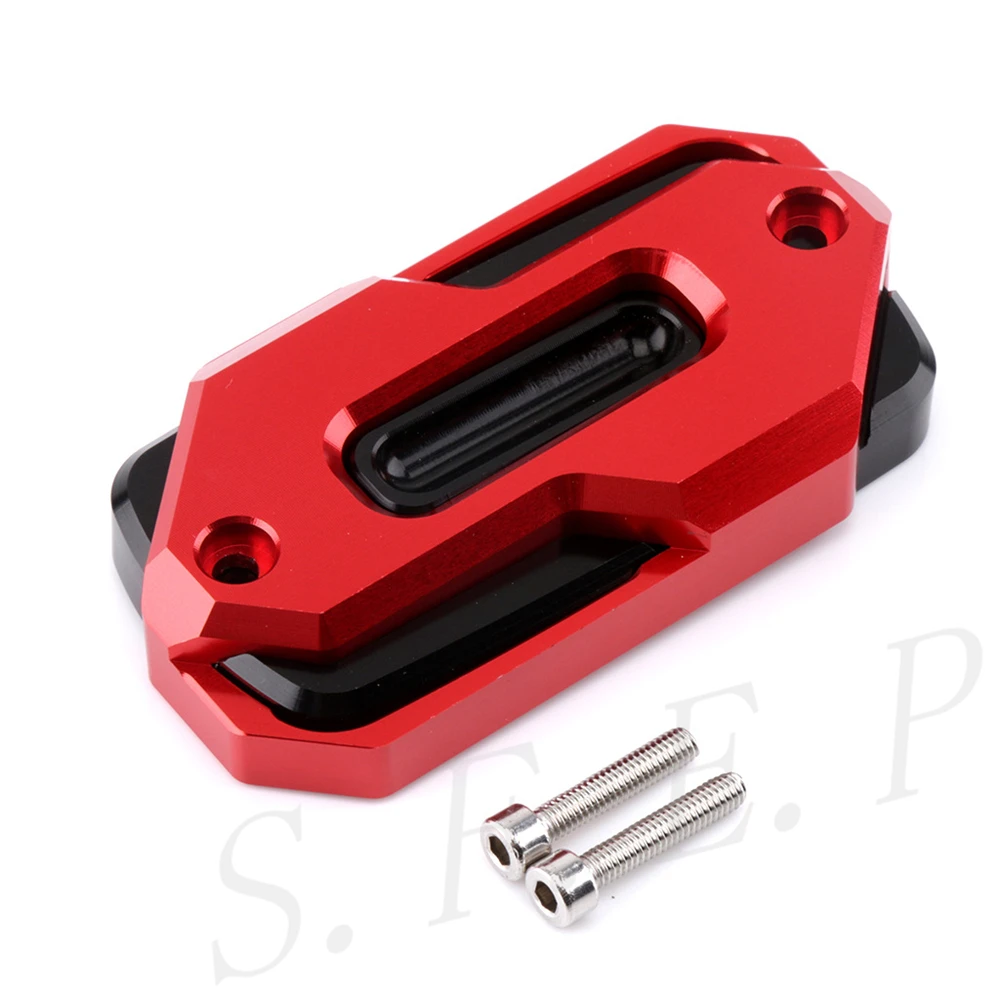 

Motorcycle CNC Aluminum Brake Fluid Fuel Reservoir Tank Cap Cover For Honda CB650F CBR650F 2014 2015 2016 2017 2018