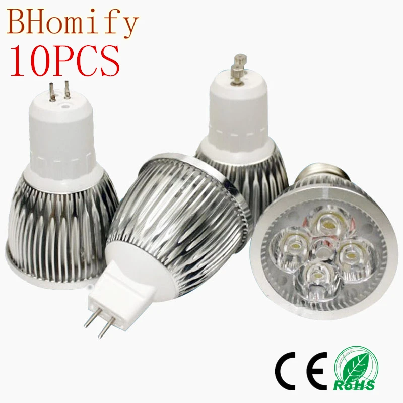 

10X LED High Power Lampada LED spotlight GU10 E27 E14 led bulbs Dimmable 9W 12W 15W Led Lamp light MR16DC 12V GU5.3 AC110V220V