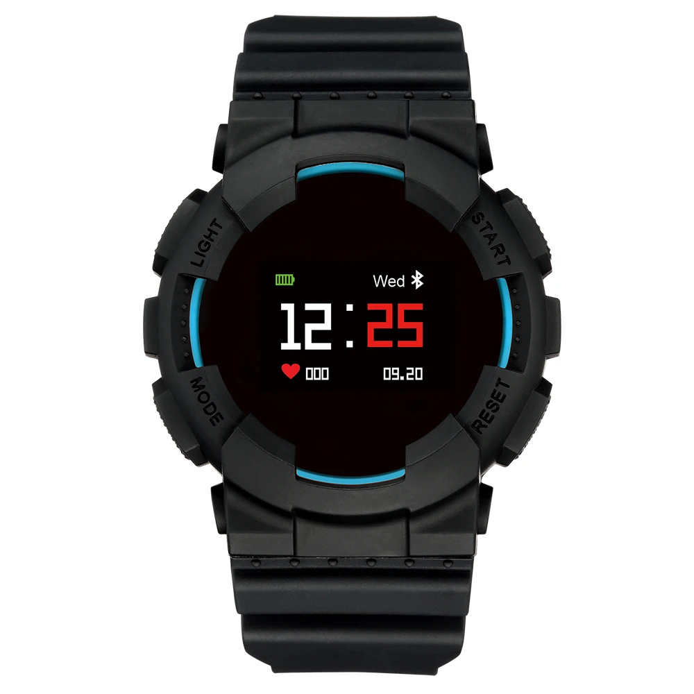 

Smart Watch IP68 Waterproof Heart Rate Blood pressure Monitor wireless bluetooth Message Push Smartwatch for IOS Android Phone