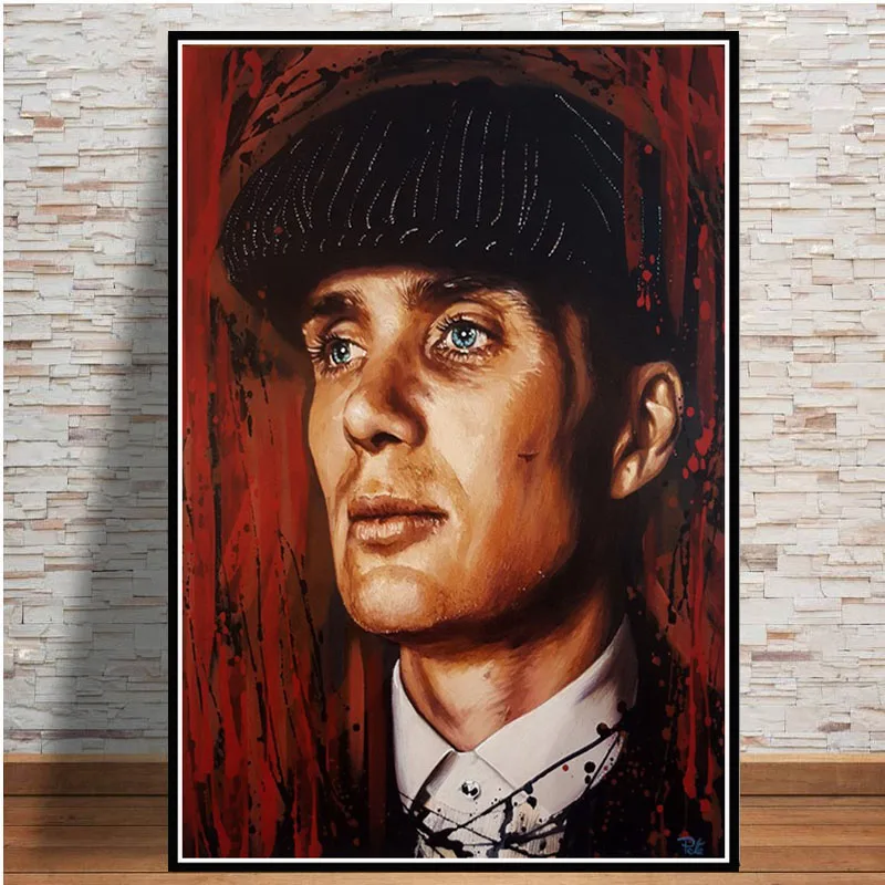 Peaky blinds Cillian Murphy ТВ-шоу художественный постер Картина Настенная картина домашний декор плакаты и принты - Цвет: 0015