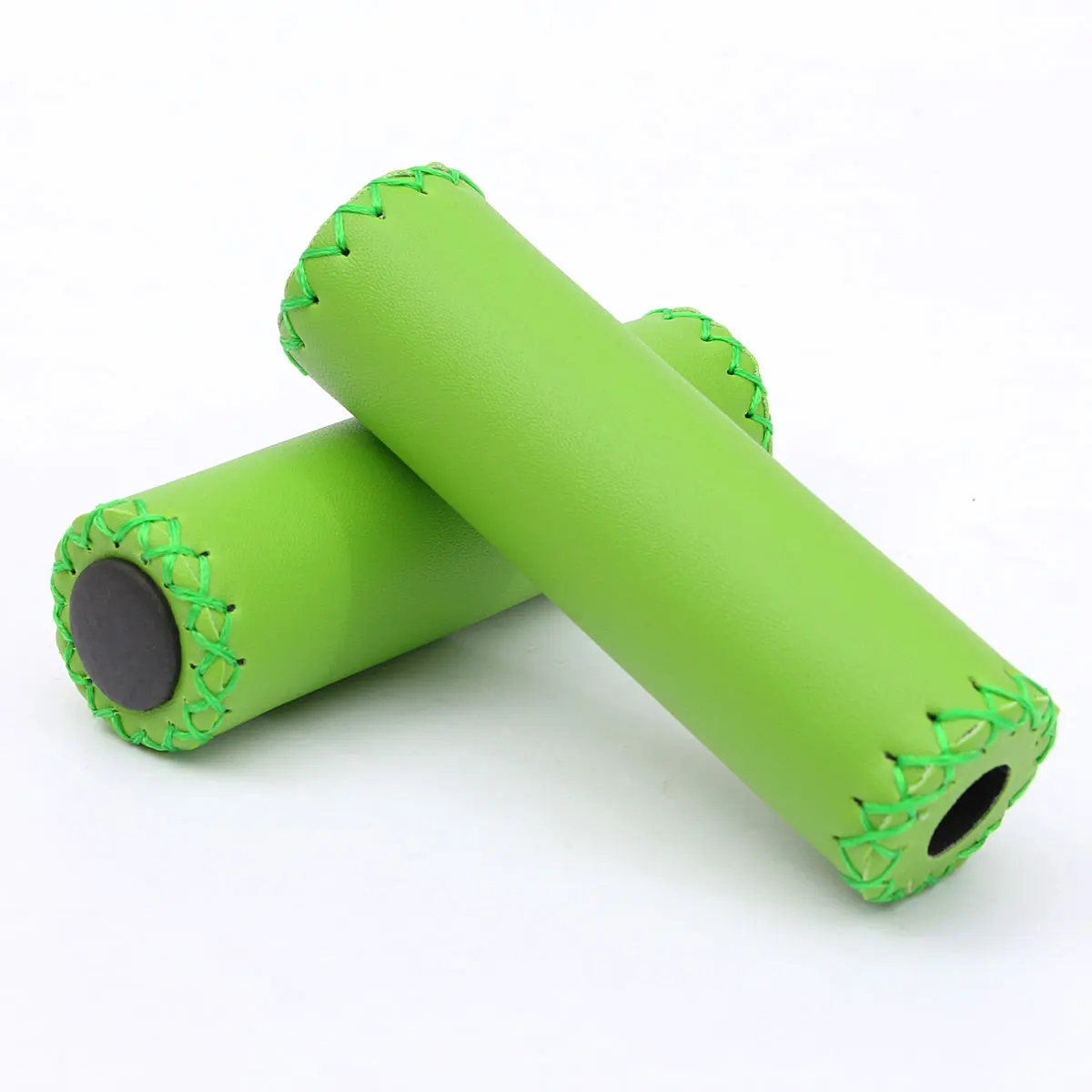 OUTERDO Vintage Retro Artificial Leather Cycling Handlebar Grip Non