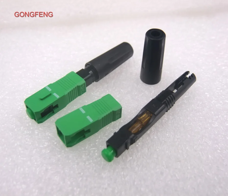 GONGFENG 100 шт. Новинка SC/APC Оптическое волокно быстрое соединение FTTH встроенный