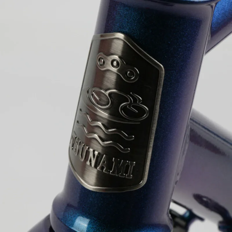 Clearance TSUNAMI Ultralight Chrome Frame Carbon Fork Heat Treatment Steel Road Bicycle 700C Chameleon Frameset Caliper Brake Frame 5 Clearance TSUNAMI Ultralight Chrome Frame Carbon Fork Heat Treatment Steel Road Bicycle 700C Chameleon Frameset Caliper Brake Frame 5