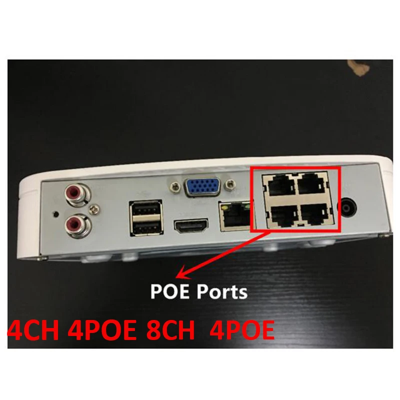 DH 4K NVR NVR4104 P 4KS2 4CH с 4 POE NVR4108 8ch портами замена Φ сетевой видеорегистратор|network port|network