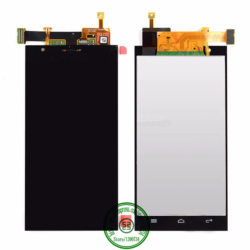 

100% GOOD WORKING Black Full LCD Display Touch Screen Digitzer Assembly For Huawei Ascend P2 Replacement Parts Free shipping
