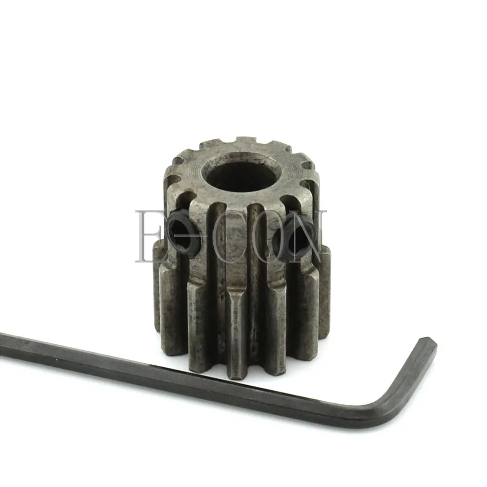 2 PCS 1M-35T 6.35mm Bore Hole 35 Teeth Module 1 Motor Metal Gear Wheel Top Screw