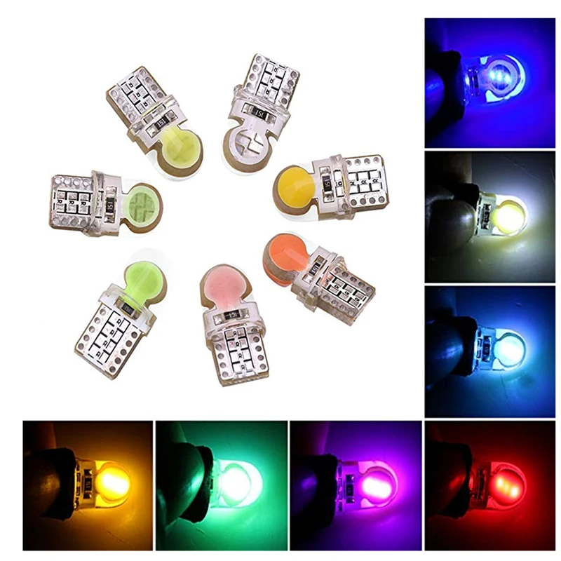 T10 W5W 194 168 HA CONDOTTO LA Lampada 501COB guscio di силиконовый Авто Luci A LED Lato Turno Luminosa Eccellente Della DC12V |