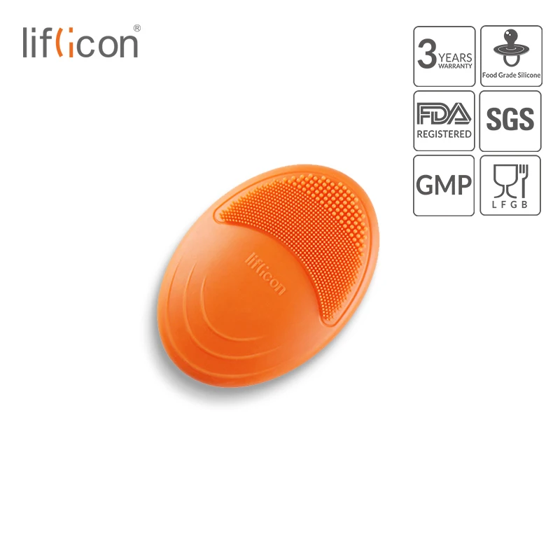 Liflicon Silicone Bath Shower Brush Face Body Gentle Scrub Skin Exfoliation Massage Nubs Improve SPA Scrubber | Дом и сад