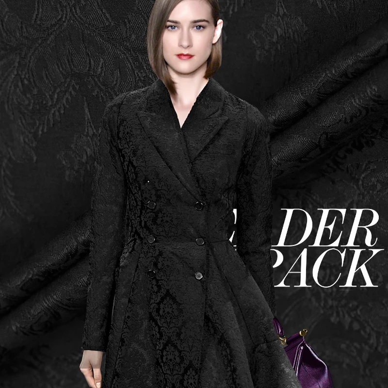 The new 2016 overseas brand clothing silk jacquard fabric three