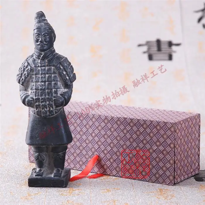 Model 04 Da Qin терракотовые армейские воины и лошади украшения сувенир ручной работы подарки для заграничных 15 см/5 моделей - Цвет: Model 04
